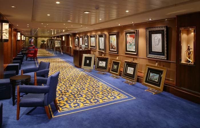 Cunard Line Queen Mary 2 Art Gallery 1.JPG